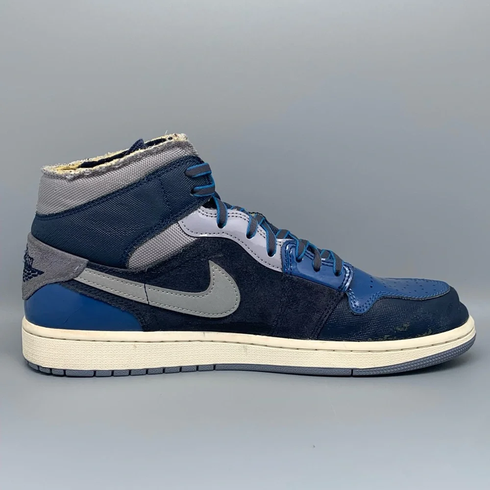 Jordan 1 Mid‎ SE Craft Obsidian Basketball Shoes DR8868-400 Men's Sz 10